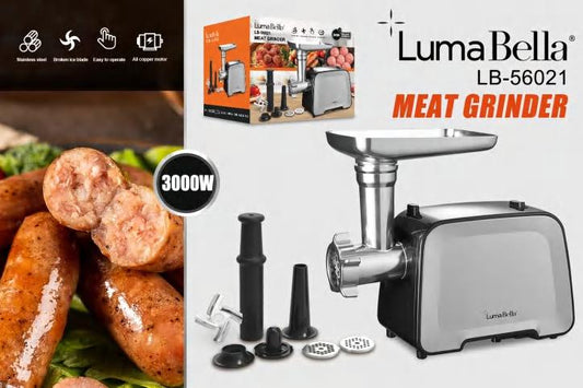 Meat Grinder – 3000W | Stainless Steel | All-Copper Motor