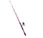 Outcast 2.4m Telescopic Fishing Rod & Spinning Reel Combo with Line