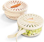 Double-Layer Fruit Vegetable Washing Basket with Drain - Kitchen Colander Storage Bowl
