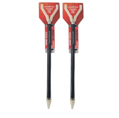 Predator Telescopic Fishing Bank Sticks Set - Extends to 76cm - Glow Tip