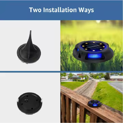 4-Pack Solar Outdoor Buried Lights