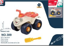 DIY Screw & Remove Car Set – Train, Plane & Racer Toys