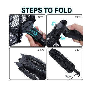 Telescopic Rubber Coated Landing Net