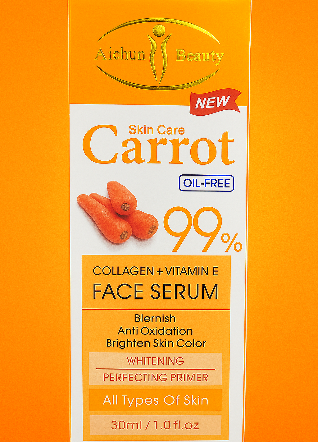 Carrot Skin Care Face Serum – 30ml