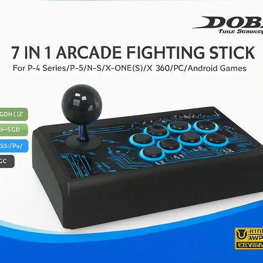 7-in-1 Arcade Fighting Stick