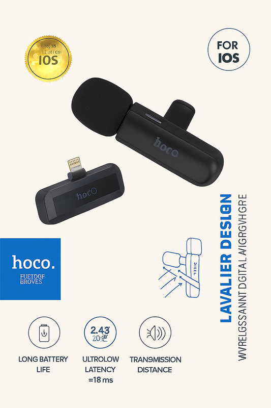 Wireless Mini Digital Lavalier Microphone