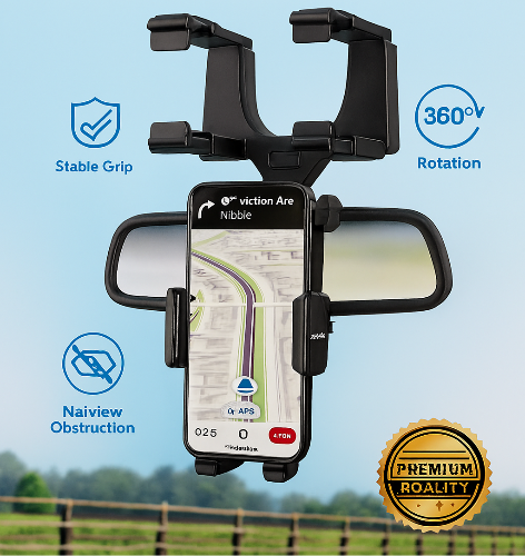 Rearview Mirror Phone Holder | Car Mount | South Africa
