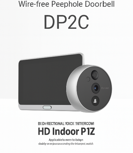 DP2C Wire-Free Peephole Doorbell