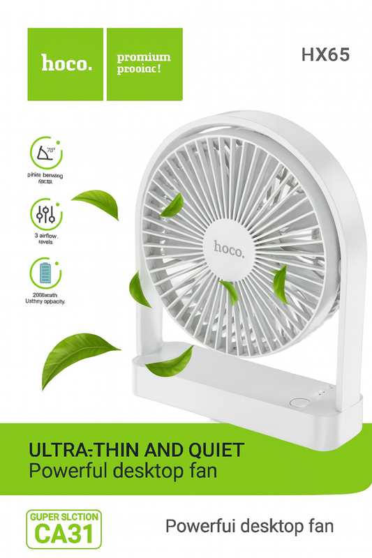 Hoco HX65 Powerful Desktop Fan