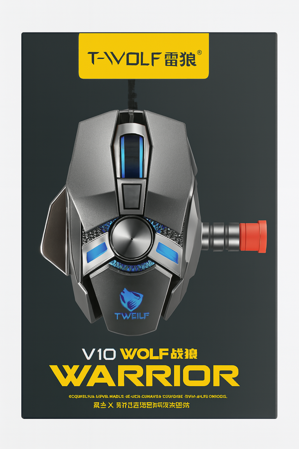 T-WOLF V10 Wolf Warrior Gaming Mouse