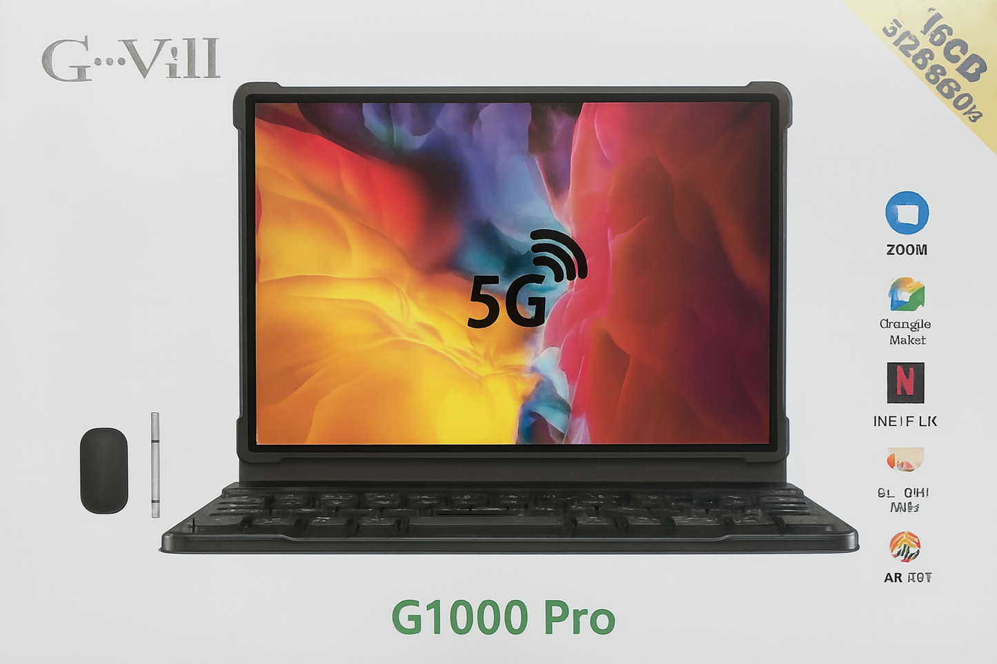 G...Vill G1000 Pro 5G Tablet – Power, Portability & Performance
