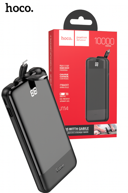 Hoco J114 Power Bank – 10,000mAh