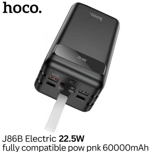Hoco J86B Power Bank – 60,000mAh