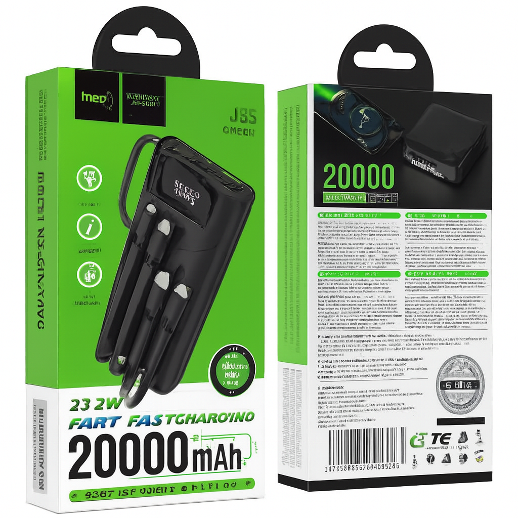 Hoco J55 Shine Power Bank – 20,000mAh