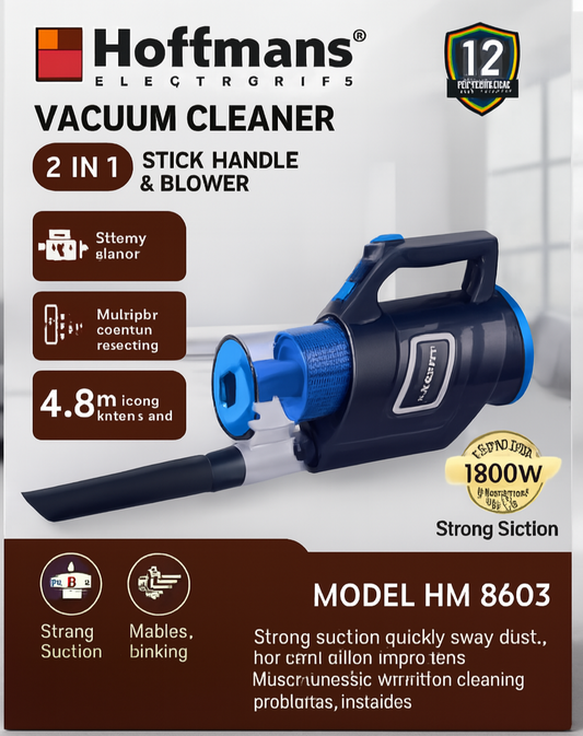 HM-8803 3-in-1 Vacuum Cleaner