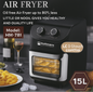 Air Fryer – 15L Powerhouse for Healthy, Oil-Free Cooking