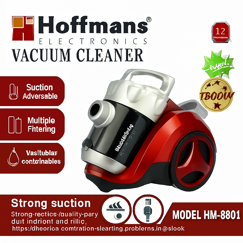 Vacuum Cleaner – Precision Cleaning, Powerful Performance