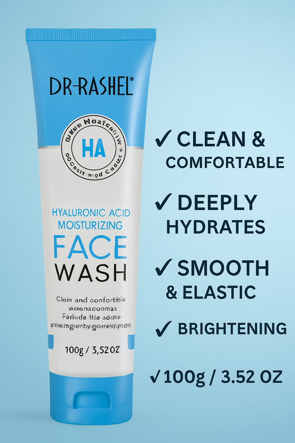 Face Wash – 100g Hyaluronic Acid Moisturizing