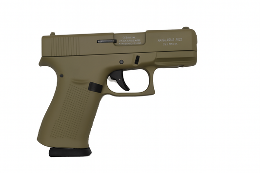 AK22 Mini Glock FDE 9mm Blank Pistol | South Africa
