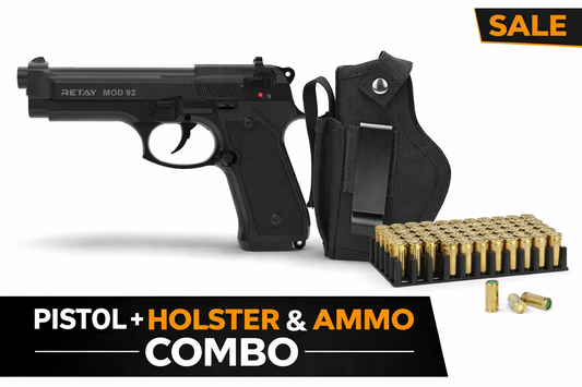 Mod 92 Complete Combo – Pistol, 50-Round Bullet Box & Universal Holster