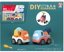 DIY Screw & Remove Car Set – Train, Plane & Racer Toys