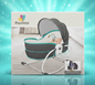 Baby Bed, Seat & Travel Cradle | Grey & Teal
