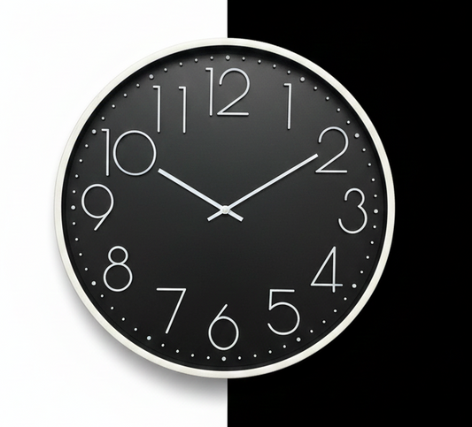 Morning Time Wall Clock – 20-Inch Minimalist Quartz Timepiece