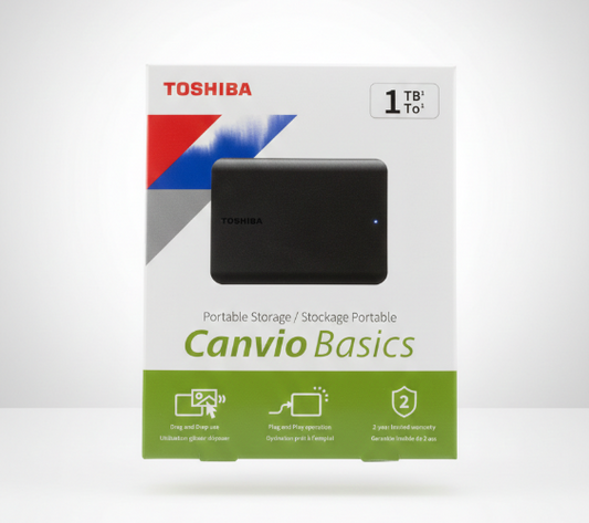 Toshiba Canvio Basics 1TB Portable External Hard Drive