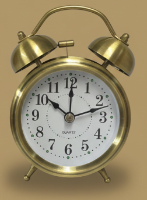 Twin Bell Alarm Clock – Classic Copper & Brass Finish