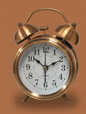 Twin Bell Alarm Clock – Classic Copper & Brass Finish