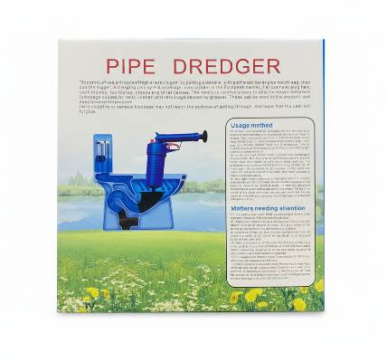High-Pressure Pipe Dredger – Manual Drain Cleaner for Toilets