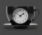 Teacup Wall Clock – Quartz Timepiece with Saucer Design