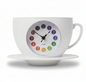Teacup Wall Clock – Quartz Timepiece with Saucer Design
