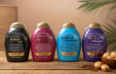 Love JoJo Hair Care Bundle – Kukui, Keratin, Argan & Biotin Formulas (4 x 400ml)