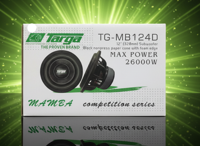 TG-MB124D 12" Mamba Competition Series Subwoofer