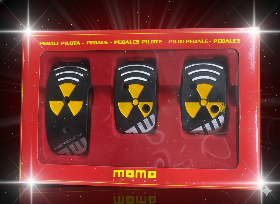 DECOE Italy Car Pedal Covers – 3-Piece Set