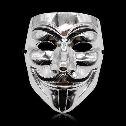 Metallic Guy Fawkes Mask