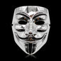 Metallic Guy Fawkes Mask