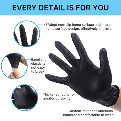 Disposable Nitrile Gloves – Powder-Free,