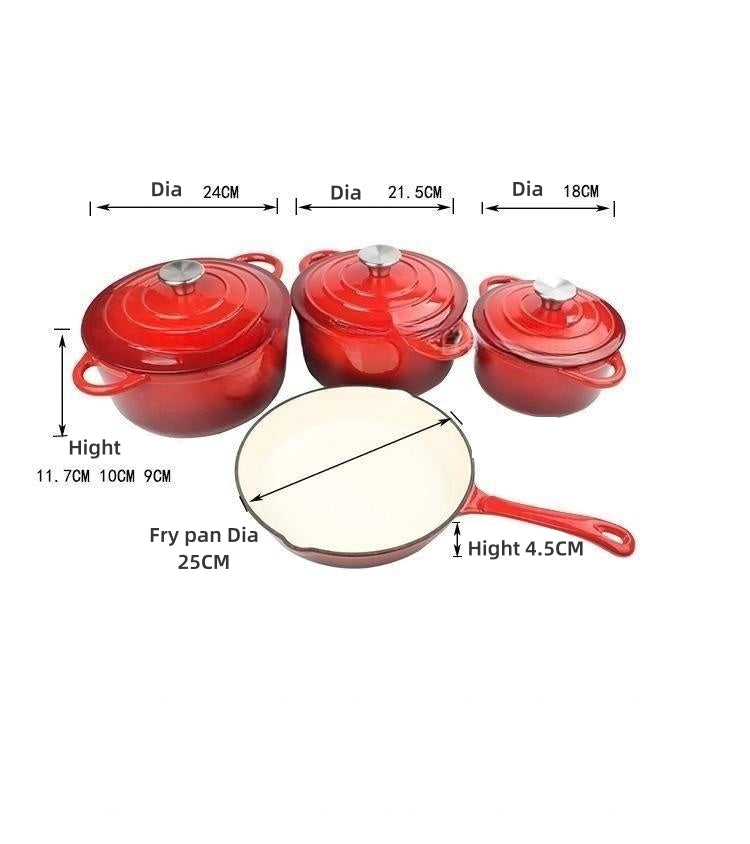 Cast Iron Cookware Set