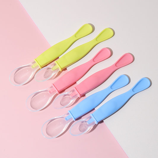 Baby Silicone Spoon Set – 2-Pack Soft Feeding Spoons
