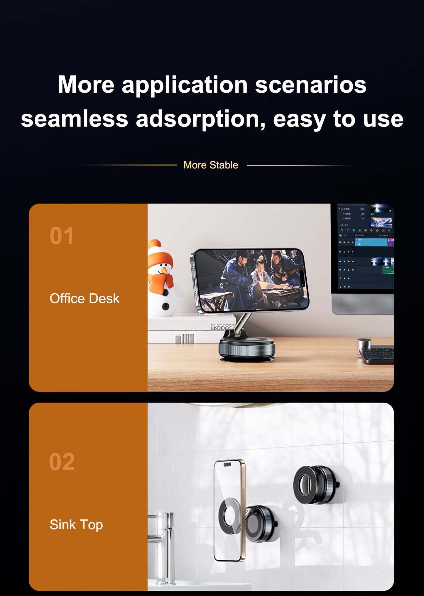 H77 Magnetic Center Console Car Holder