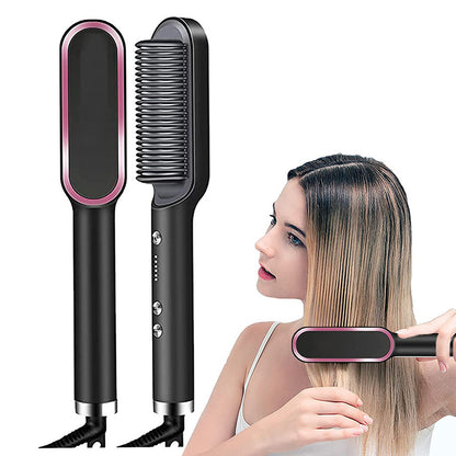 Hair Straightener Brush| 230°C Max