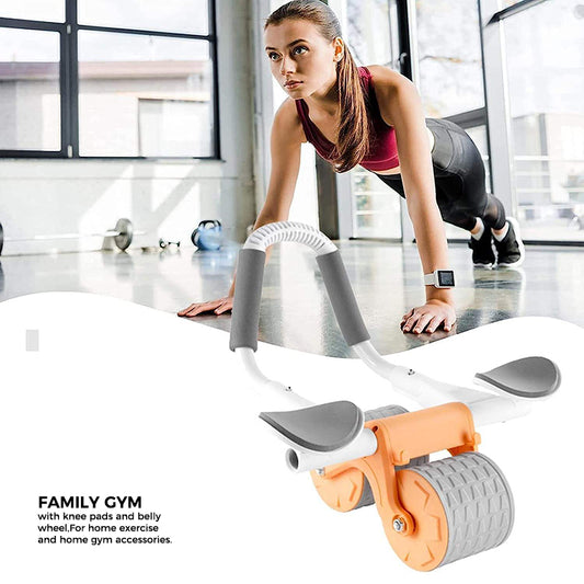 Automatic Rebound Ab Roller Wheel with Elbow Support