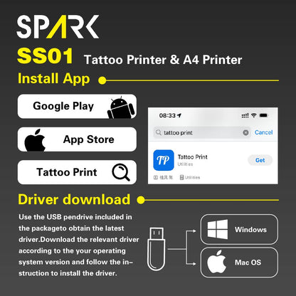 A4 Tattoo Printer – Wireless Bluetooth