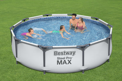 Round Pool – Heavy-Duty Frame, 4-Person Capacity