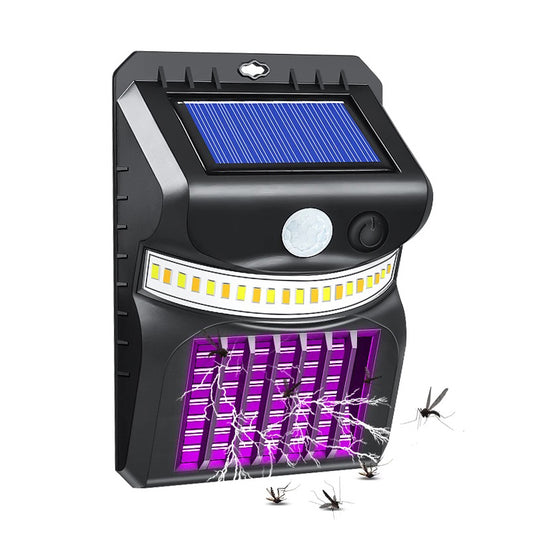 Solar Sensor Mosquito Killer – Electric Shock Lamp for Outdoor Protection