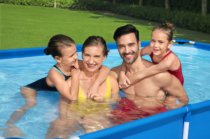 Rectangular Pool – Durable Frame, 3–5 Person Capacity