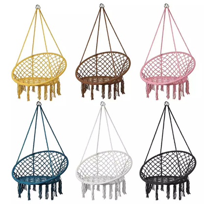 Hammock Chair – Boho Swing Seat for Patio