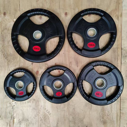 Plates Adjustable Weight Rubber Barbell Plates Set